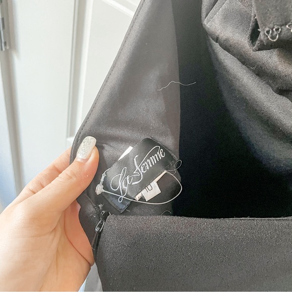 LA FEMME 27035 DRESS Strapless Maxi Gown - Picture 3 of 8